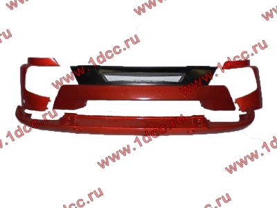 Бампер A7 красный в сборе самосвал с широкой губой HOWO A7  фото 1 Орел